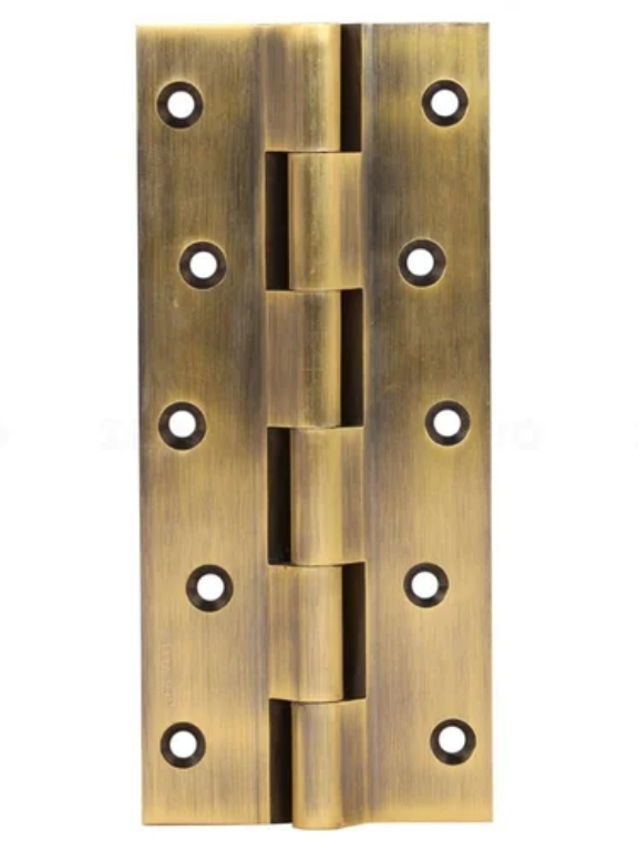 4 inch Brass Railway Hinge Antique Brass Finish, Foram Velvet Brand