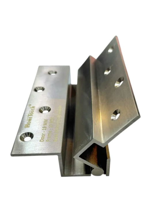 4" Brass Duct Hinges SS Matt finish Full and Half Overlay Smooth Movement for Cabinets and Doors