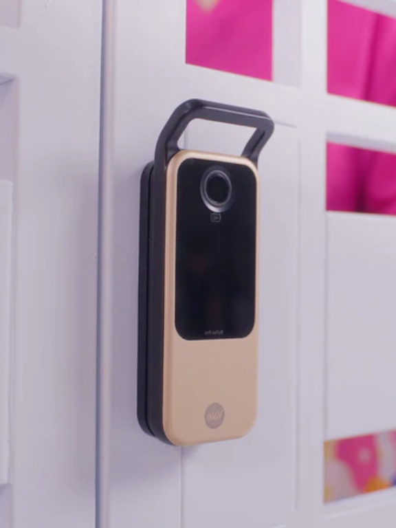 ByYou V Pro Smart Door Lock with 5 Way Unlocking Fingerprints, In-built Bluetooth, PIN Code, RFID Tag, Manual Key (Black/Gold)