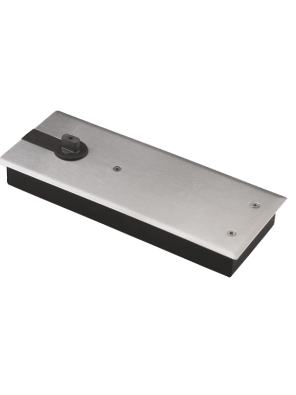 Dorset Floor Spring (Without Bottom Pivot & Top Pivot) | for Swing Doors Up to 120 kg | 90° Hold-Open | Grey Cast Iron Mechanism | Heavy-Duty Hydraulic Control