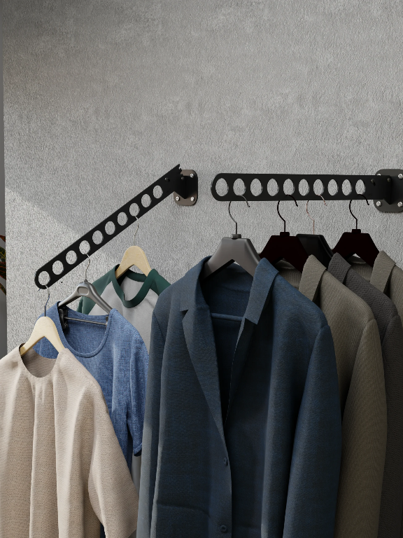 Ebco Hanger Holder Wall Mount Set of 2
