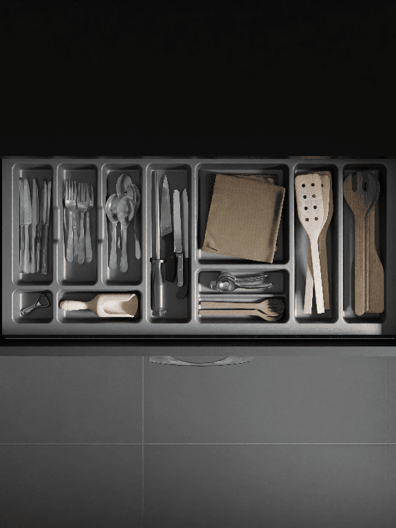 Ebco Kitchen Cutlery Tray-2