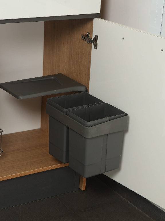 Ebco Swing Out Waste Bin Rectangular (Double)