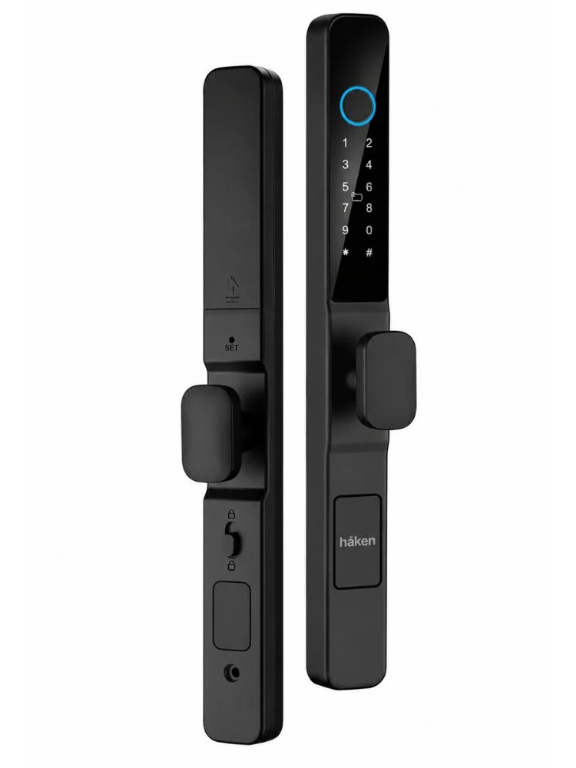 Haken Mortise Lock Facade/ Cabin Door (HDLE-AL601) - BLACK