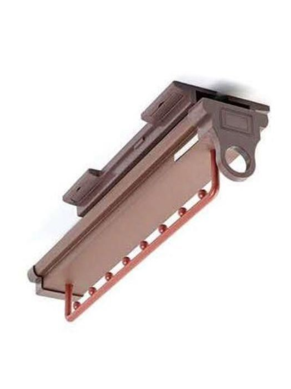 Hettich Clothes Holder 500 mm - Mocha Finish (W x D x H) - 115(W) x 455(D) x 115(H) mm