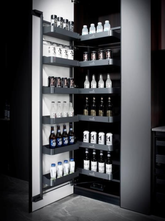 Hettich Duo 6 Tier Frame with Baskets