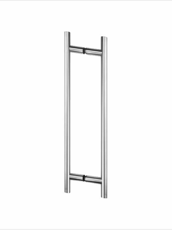 Hettich HPH 2330: Back To Back Pull Handles Dia. 25 mm, CTC Length 300, End to end 400, Satin Stainless Steel Finish