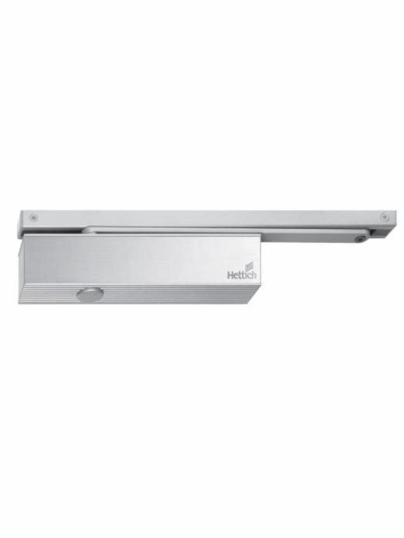 Hettich HSS 33: EN 3, With slide rail K; For Door Width 750-950 mm and Door Weight 20- 80 kg; EN1154 certified, Fire Rated; 500,000 cycles tested-Surface Mounted Door Closer with Slide rail