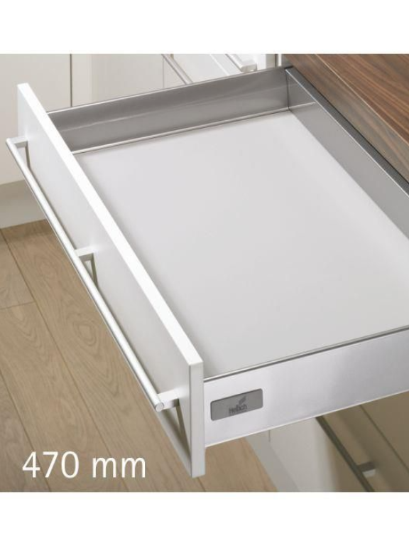 Hettich Innotech 470 mm Drawer Set, Silver, 30 Kg