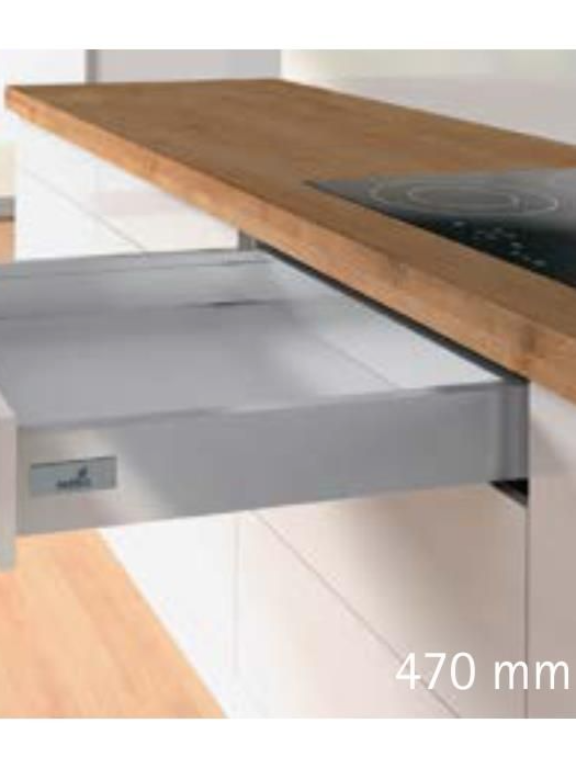 Hettich Innotech Atira  Drawer Regular L470 Silver-30 Kg