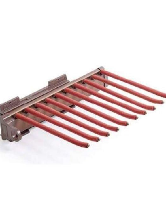 Hettich Lateral Pants Rack 500 mm - Mocha Finish (W x D x H) - 350(W) x 455(D) x 115(H) mm