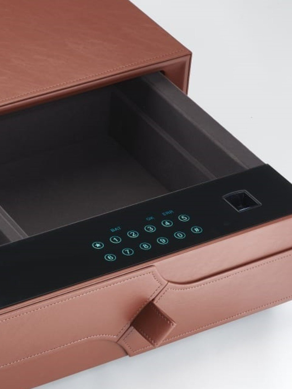 Hettich Leather Drawer with Password & Fingerprint