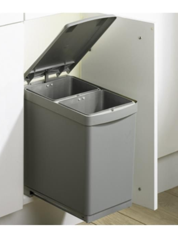 Hittech Dustbin BIN.IT EASY 2x7.5l