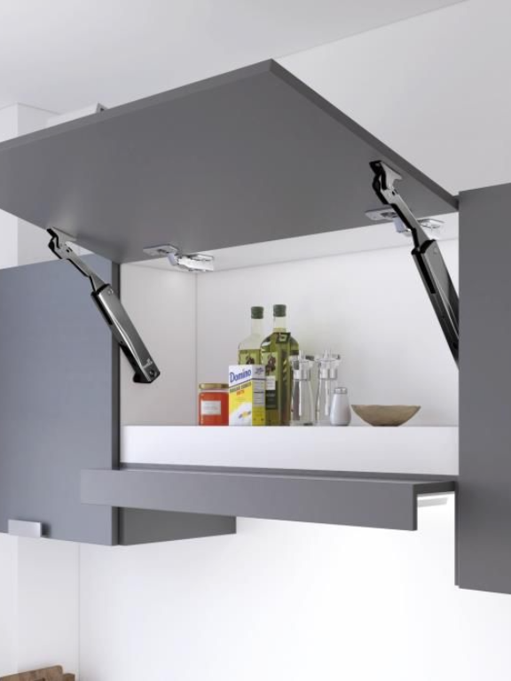 LiftEase-H (Heavy) -Push to Open-Cabinet Lift - Black
