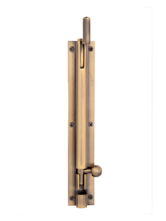Neck Brass Towerbolt For Wardrobes Antique Finish