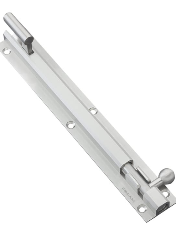 Neck Brass Towerbolt For Wardrobes SS Matt Finish 
