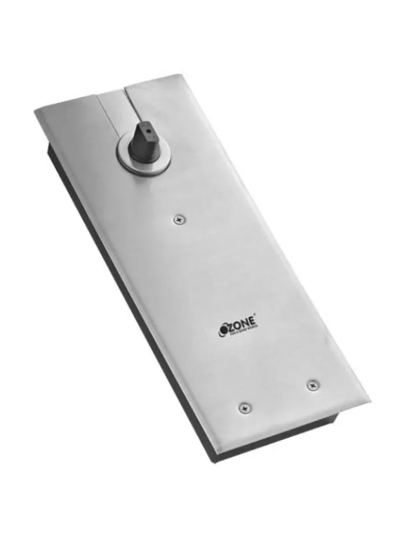 Ozone Cam Action Floor Spring with Closing Force EN3 Double Cylinder (Heavy-Duty) | Finish: Satin Stainless Steel