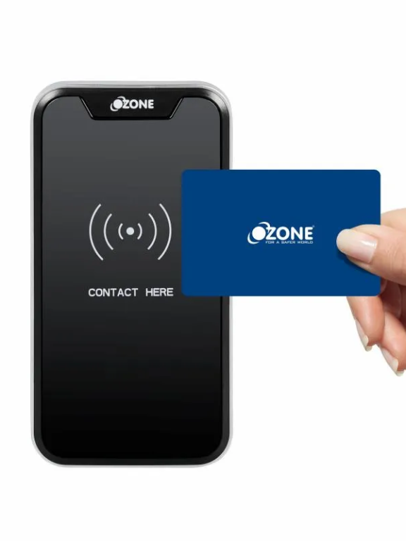 Ozone Furniture Lock with RFID Card Access | Door Thickness: 1-25 mm (Black)