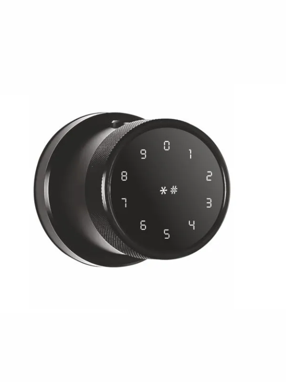Ozone Smart Bluetooth Internal Lock for Wooden & Metal Doors, 4-Way Access, OzoLife App, Fingerprint, Password, RFID Card, 35-65 mm Door Thickness, Free Installation, 2 Years Warranty (Black)