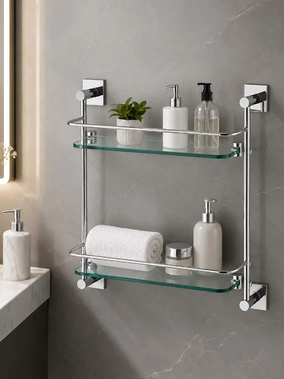 Perk Premium Double Shelf | Qubix Series