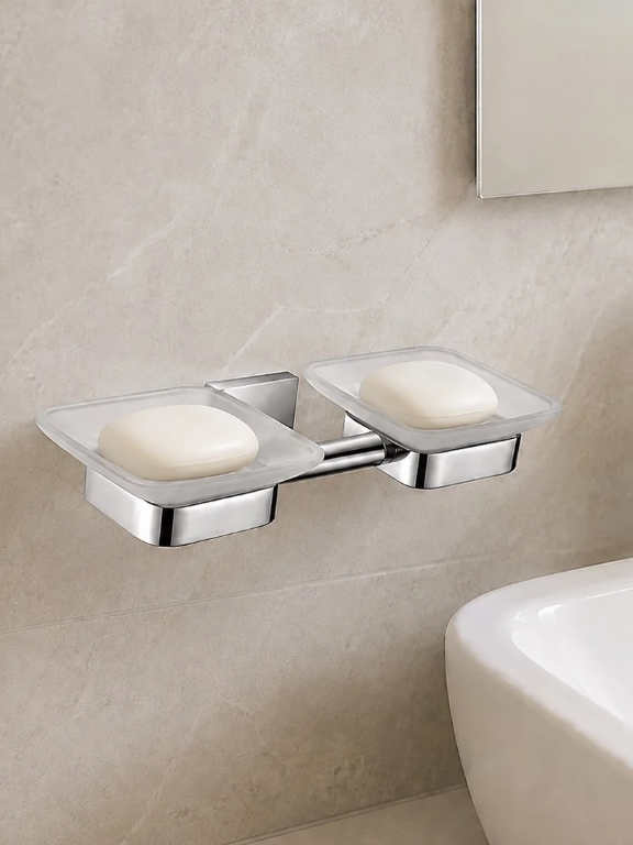 Perk Premium Double Soap Holder | Qubix Series