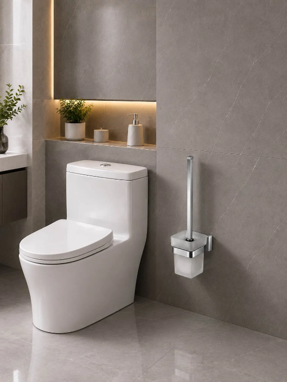 Perk Premium Toilet Brush Set | Qubix Series