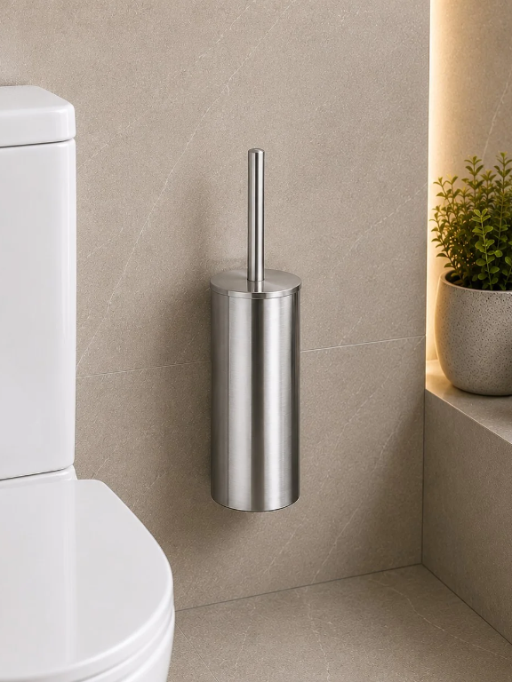 Perk Premium Toilet Brush Set Wall Mounted / Floor Standing | Spanish Series