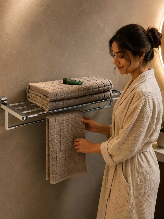 Perk Premium Towel Rack 450mm | Arise Series