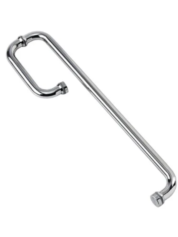 SS Shower Handle For Glass Cubicle Door Size Hardwyn brand