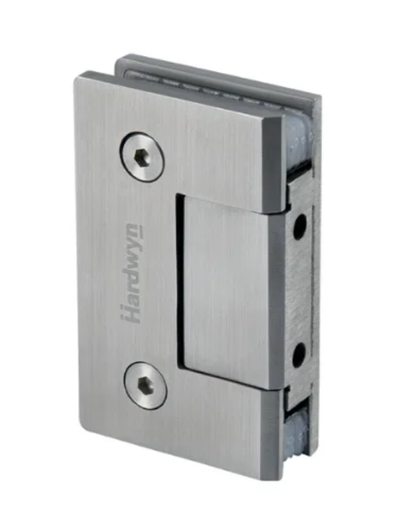 SS Wall to Glass for Fixed Glass Doors in Shower Fittings Hardwyn Brand