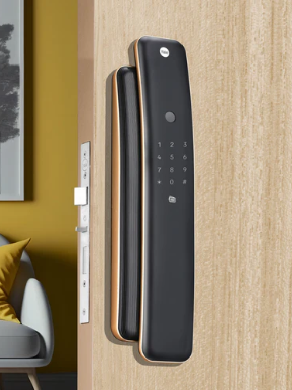Yale Luna Pro Smart Lock with Fingerprint, PIN, RFID and Manual Key (Bluetooth Module and Wifi Bridge Included)