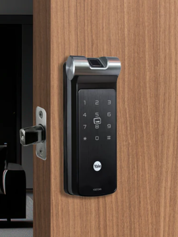 YDD 724A Series, Biometric Smart Lock with 4-in-one access, Deadbolt RIM Lock