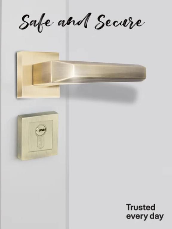 YPBL-804-Solid Brass Lever Handle